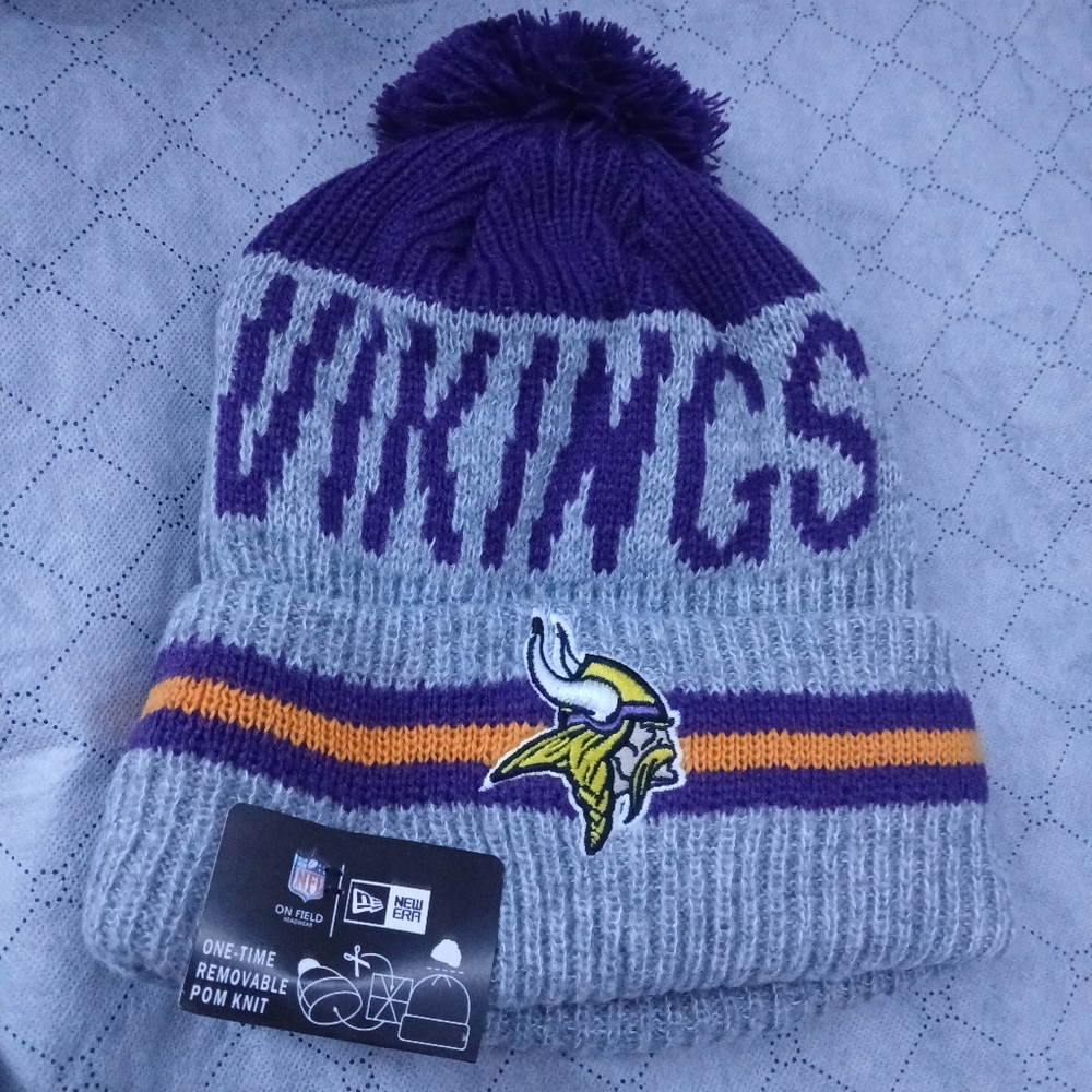 Minnesota Vikings New Era beanie. Brand new. NWT